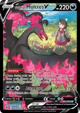 Galarian Moltres V TG20/TG30 Rare Holo V from Astral Radiance