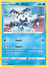 Galarian Mr. Mime 034/163 Common from Battle Styles