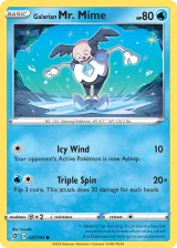 Galarian Mr. Mime 037/192 Common from Rebel Clash