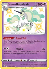 Galarian Rapidash SV048/SV122 Shiny Rare from Shining Fates