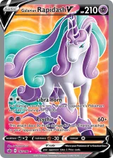 Galarian Rapidash V 167/198 Ultra Rare from Chilling Reign