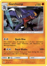 Garchomp 62/131 Rare Holo from Forbidden Light
