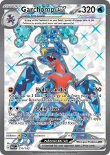 Garchomp ex 219/182 Ultra Rare from Paradox Rift