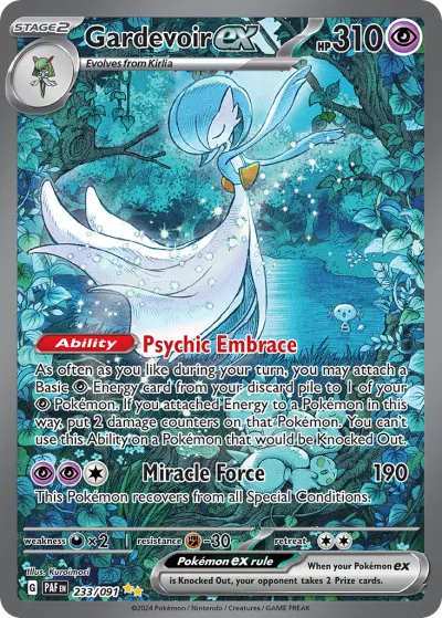 Gardevoir ex 233/091 Special Illustration Rare from Paldean Fates