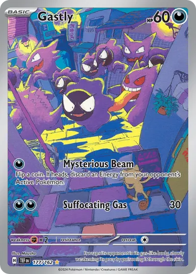 Gastly 177/162 Illustration Rare from Temporal Forces