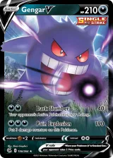 Gengar V 156/264 Rare Holo V from Fusion Strike