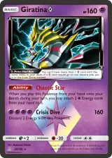 Giratina ◇ 58/156 Rare Prism Star from Ultra Prism
