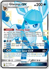Glaceon-GX SV55/SV94 Shiny Rare GX from Hidden Fates