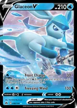 Glaceon V 038/159 Rare Holo V from Crown Zenith