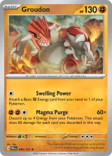 Groudon 049/131 Rare from Prismatic Evolutions