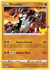 Groudon 17/25 Rare from Celebrations
