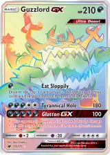 Guzzlord-GX 116/111 Rainbow Rare from Crimson Invasion