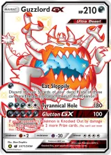 Guzzlord-GX SV71/SV94 Shiny Rare GX from Hidden Fates