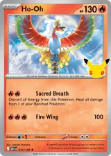 Ho-Oh 012/128 Rare from 30th Celebration