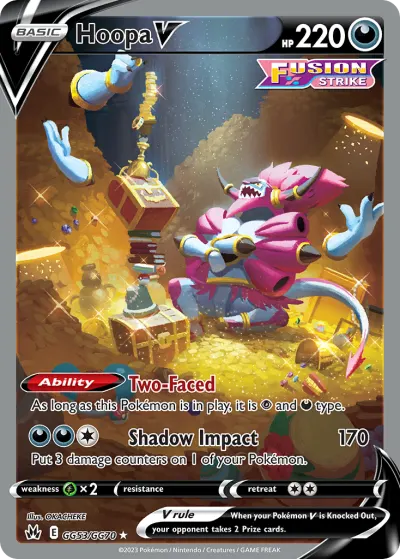 Hoopa V GG53/GG70 Rare Holo V from Crown Zenith