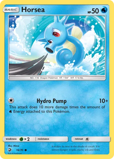 Horsea 16/70 Common from Dragon Majesty