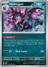 Hydreigon 140/193 Rare from Paldea Evolved