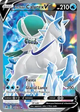 Ice Rider Calyrex V 163/198 Ultra Rare from Chilling Reign