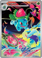 Ivysaur 134/132 Illustration Rare from Mega Evolution Base