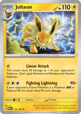Jolteon 135/165 Rare from 151