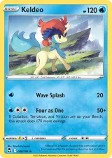 Keldeo 046/195 Rare from Silver Tempest