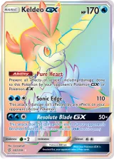 Keldeo-GX 240/236 Rainbow Rare from Unified Minds