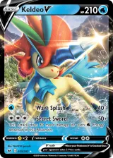 Keldeo V 053/202 Rare Holo V from Sword & Shield Base