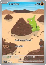 Larvitar 203/197 Illustration Rare from Obsidian Flames