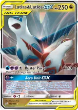 Latias & Latios-GX 113/181 Rare Holo GX from Team Up