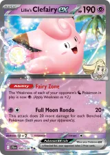 Lillie's Clefairy ex 056/159 Double Rare from Journey Together
