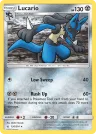 Lucario 126/214 Rare Holo from Unbroken Bonds