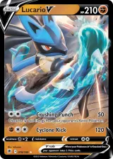 Lucario V 078/189 Rare Holo V from Astral Radiance