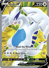 Lugia V 185/195 Ultra Rare from Silver Tempest