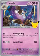 Lunala 080/128 Rare from 30th Celebration
