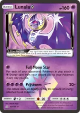 Lunala ◇ 62/156 Rare Prism Star from Ultra Prism