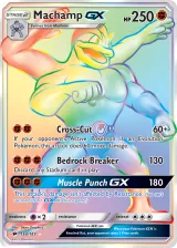 Machamp-GX 154/147 Rainbow Rare from Burning Shadows