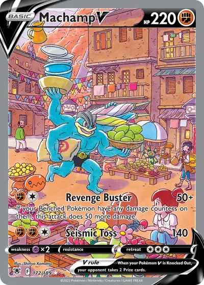 Machamp V 172/189 Ultra Rare from Astral Radiance
