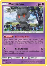 Marshadow 81/214 Rare Holo from Unbroken Bonds