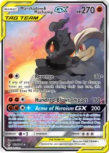 Marshadow & Machamp-GX 199/214 Ultra Rare from Unbroken Bonds