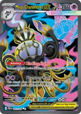 Mega Chandelure ex 099/084 Ultra Rare from Pitch Black