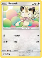 Meowth 125/181 Common from Team Up
