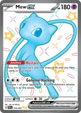 Mew ex 216/091 Shiny Ultra Rare from Paldean Fates