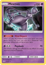 Mewtwo 75/214 Rare from Unbroken Bonds