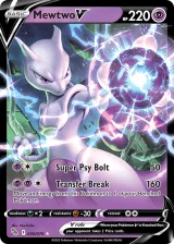 Mewtwo V 030/078 Rare Holo V from Pokémon GO