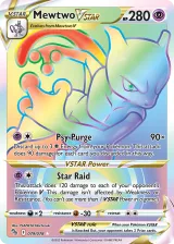 Mewtwo VSTAR 079/078 Rainbow Rare from Pokémon GO