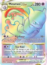 Mewtwo VSTAR 079/078 Rainbow Rare from Pokémon GO