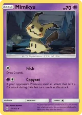 Mimikyu 58/145 Rare Holo from Guardians Rising
