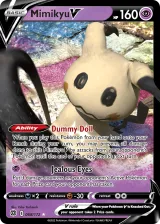 Mimikyu V 068/172 Rare Holo V from Brilliant Stars
