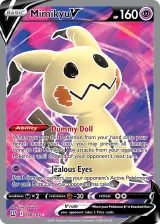 Mimikyu V 148/163 Ultra Rare from Battle Styles