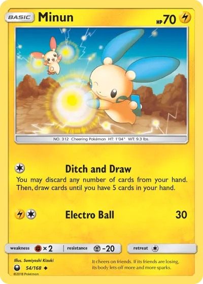 Minun 54/168 Uncommon from Celestial Storm